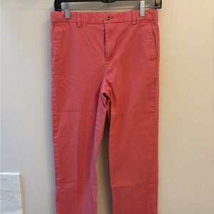 Vineyard Vines boys 16 Nantucket red Salmon Chino Pants adjustable waist